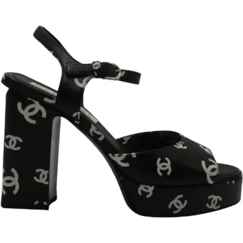 Pre-owned Leather heels , female, Sizes: 3 UK - Chanel Vintage - Modalova