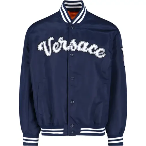 Bomber Jackets , male, Sizes: L, M - Versace - Modalova