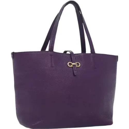 Pre-owned Leather totes , female, Sizes: ONE SIZE - Salvatore Ferragamo Pre-owned - Modalova