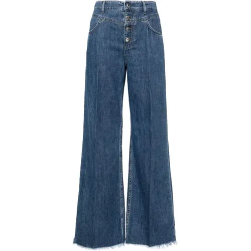 Blaue Denim Flare Jeans , Damen, Größe: W25 - Liu Jo - Modalova