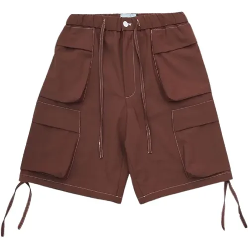 Cargo Fit Glazed Ginger Bermuda Shorts , Damen, Größe: L - Bonsai - Modalova