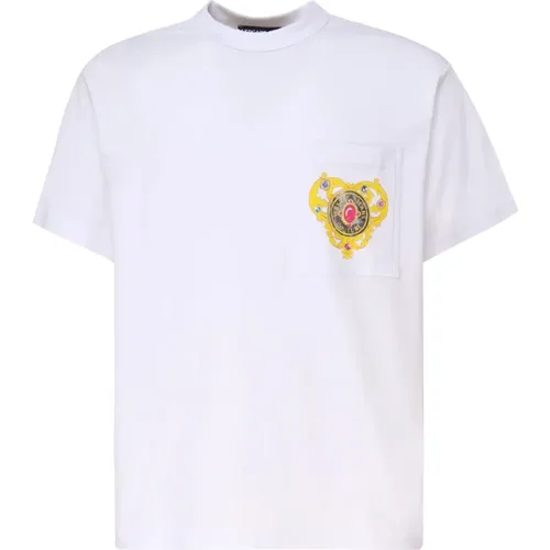 T-shirts and Polos , male, Sizes: M, XL, S, L - Versace Jeans Couture - Modalova
