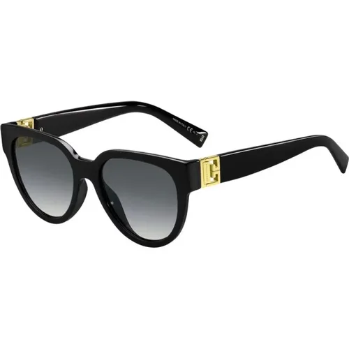 Schwarze Rahmen Sonnenbrille , Damen, Größe: 53 MM - Givenchy - Modalova