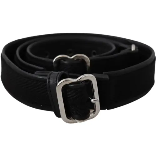 Leather Waist Belt with Chrome Buckle , female, Sizes: 80 CM - Gianfranco Ferré - Modalova