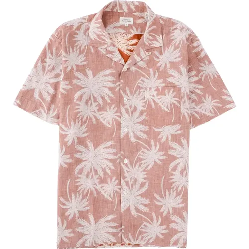 Tropical Cuban Collar Casual Shirt , male, Sizes: L, XL, 2XL - Hartford - Modalova
