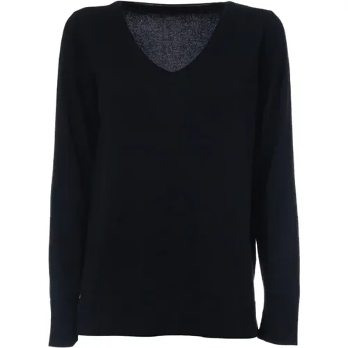Wool, Silk, and Cashmere Knit Sweater , female, Sizes: L, S - Le Tricot Perugia - Modalova