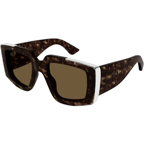 Havana Sunglasses Am0446S 002 , unisex, Sizes: 51 MM - alexander mcqueen - Modalova