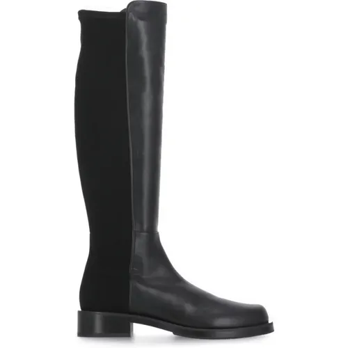 Leather and Fabric Woman Boots , female, Sizes: 3 1/2 UK, 2 1/2 UK, 3 UK - Stuart Weitzman - Modalova