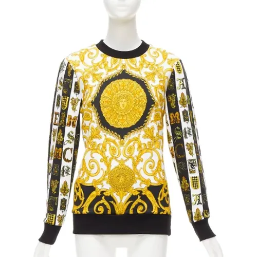 Pre-owned Cotton tops , female, Sizes: 2XS - Versace Pre-owned - Modalova