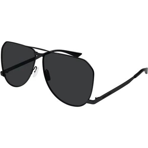 Schwarze Dust Sonnenbrille , Herren, Größe: 61 MM - Saint Laurent - Modalova