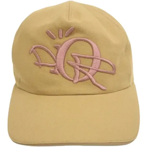 Pre-owned Canvas hats , female, Sizes: ONE SIZE - Dior Vintage - Modalova