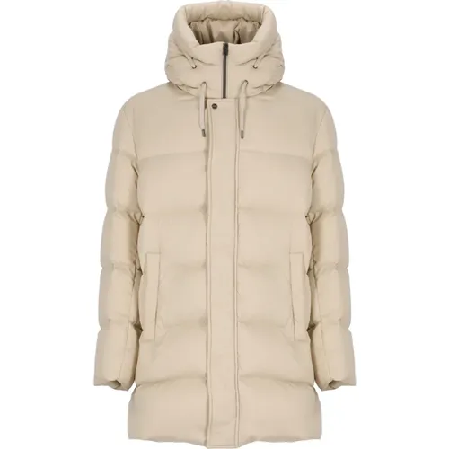 Beige Daunenjacke mit Kapuze Herno - Herno - Modalova