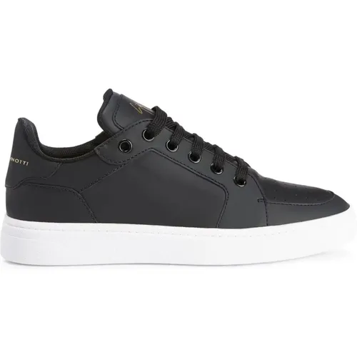 Schwarze Leder Gz94 Sneakers - giuseppe zanotti - Modalova