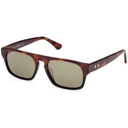 Quadratische Havana Sonnenbrille - WEB Eyewear - Modalova