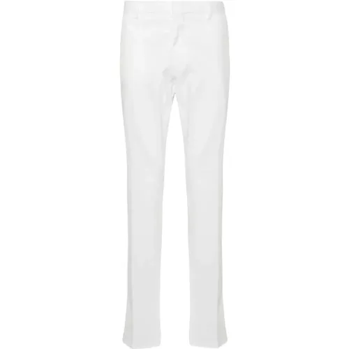 Cotton Stretch Regular-Fit Trousers , male, Sizes: L, M, S - Ermenegildo Zegna - Modalova