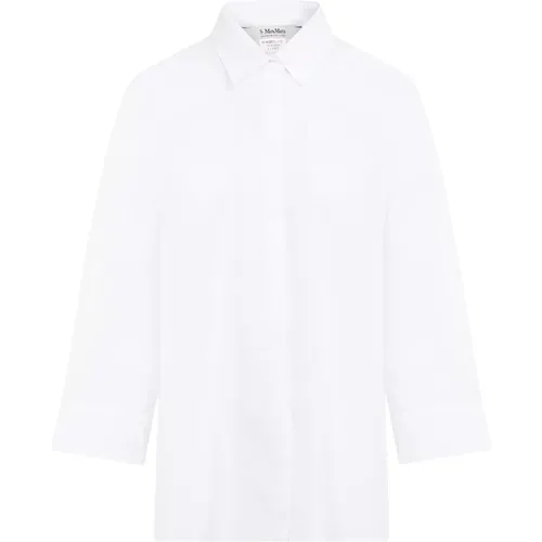 Popeline Shirt , female, Sizes: S - Max Mara - Modalova