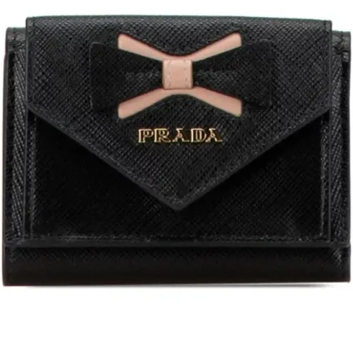 Pre-owned Leather wallets , female, Sizes: ONE SIZE - Prada Vintage - Modalova