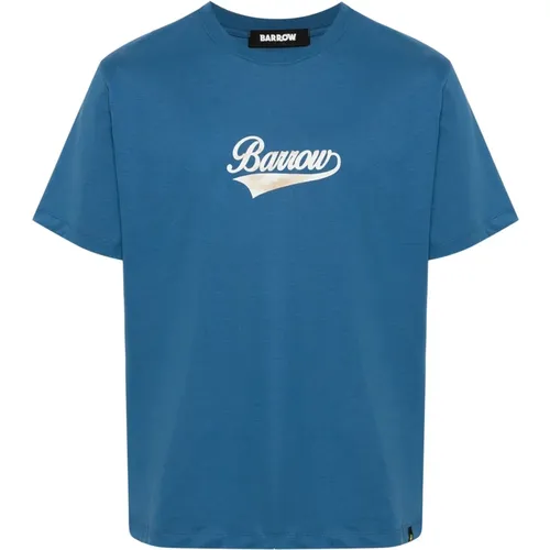 Tiefes Wasser Jersey T-Shirt , Herren, Größe: M - BARROW - Modalova