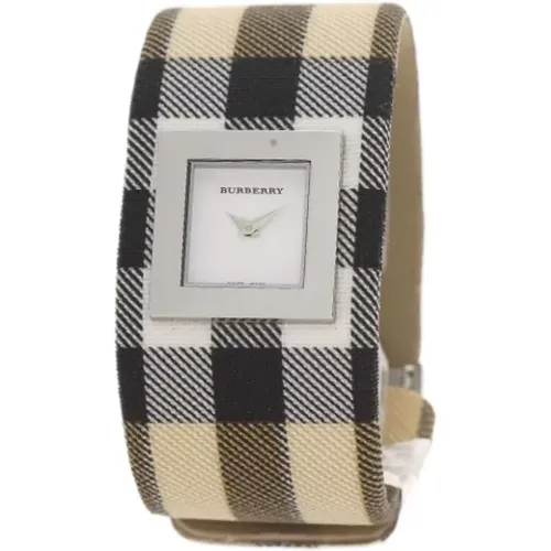 Pre-owned Stainless Steel watches , female, Sizes: ONE SIZE - Burberry Vintage - Modalova