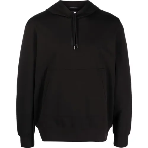 Leichter Kapuzenpullover mit Logo-Badge , Herren, Größe: XS - C.P. Company - Modalova