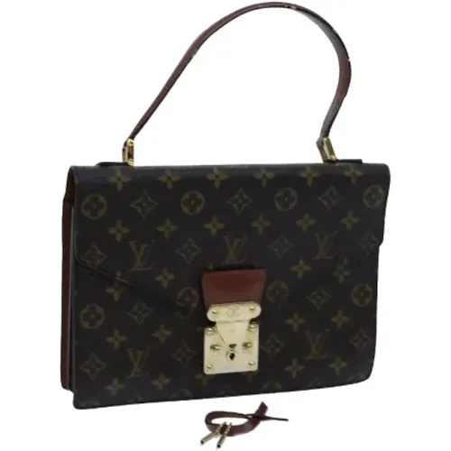 Pre-owned Canvas handbags , female, Sizes: ONE SIZE - Louis Vuitton Vintage - Modalova