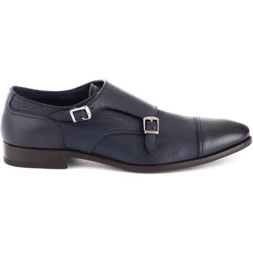 Double Buckle Business Shoes , male, Sizes: 9 1/2 UK, 8 1/2 UK, 7 UK - Henderson - Modalova