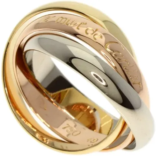 Pre-owned Gold rings , female, Sizes: ONE SIZE - Cartier Vintage - Modalova