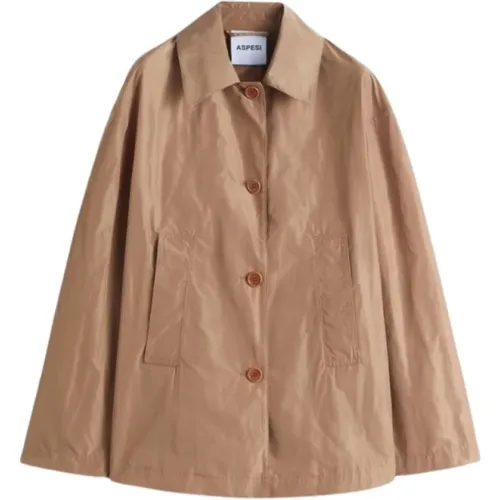 Short Sherley Jacket with Button Closure , female, Sizes: XS, 2XS, M - Aspesi - Modalova