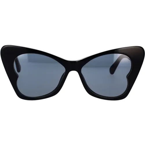 Butterfly Sunglasses with Smoke Lenses , unisex, Sizes: 53 MM - Stella Mccartney - Modalova