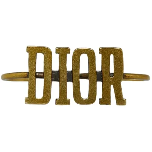 Pre-owned Metal rings , female, Sizes: ONE SIZE - Dior Vintage - Modalova