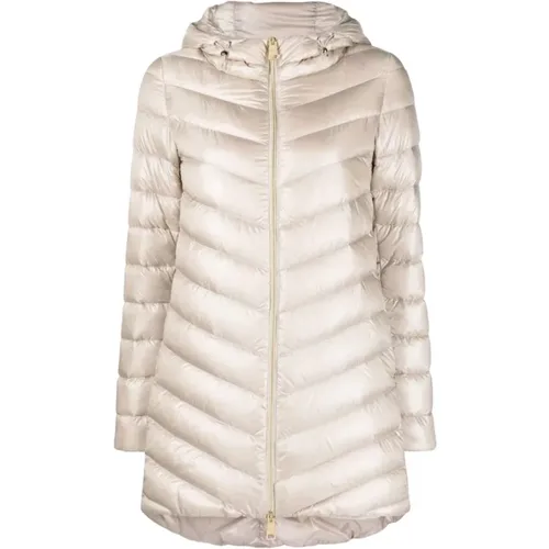 Weiße Puffer & Down Coat , Damen, Größe: XS - Herno - Modalova