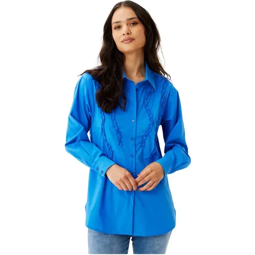 Royal Shirt with Puff Sleeves , female, Sizes: S, 2XL, L, M, XL - IN Front - Modalova