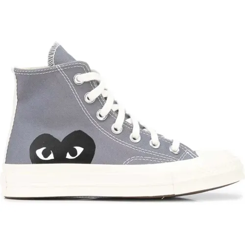 Graue Hohe Converse Sneakers , Herren, Größe: 42 1/2 EU - Comme des Garçons - Modalova