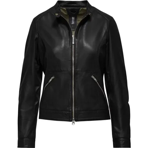 Remy Leather Jacket , female, Sizes: 2XL - BomBoogie - Modalova