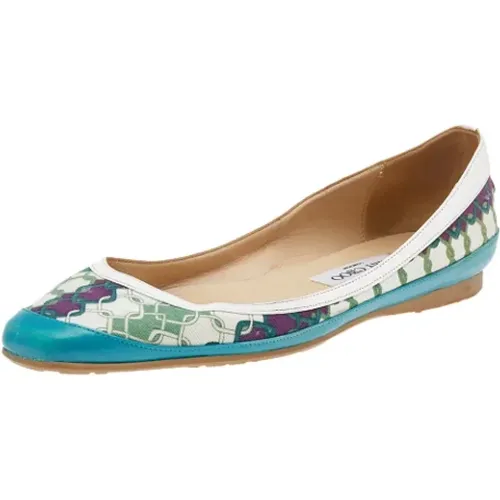 Pre-owned Canvas flats , female, Sizes: 6 UK - Jimmy Choo Pre-owned - Modalova