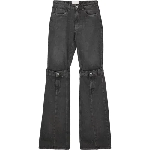 Denim jeans,Schwarze Jeans mit weitem Bein - Coperni - Modalova