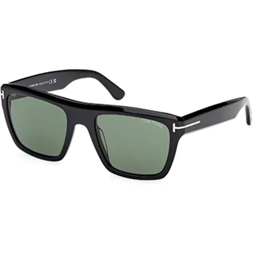 Stylish Green Sunglasses , male, Sizes: 55 MM - Tom Ford - Modalova