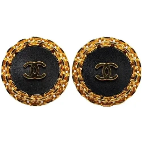 Pre-owned Plastic earrings , female, Sizes: ONE SIZE - Chanel Vintage - Modalova