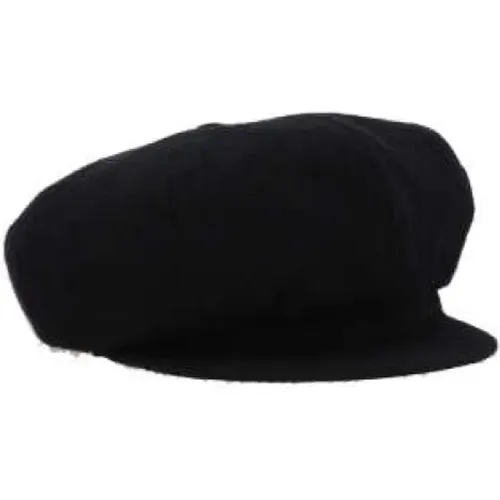 Wool Cap with Rounded Visor , male, Sizes: ONE SIZE - Yohji Yamamoto - Modalova