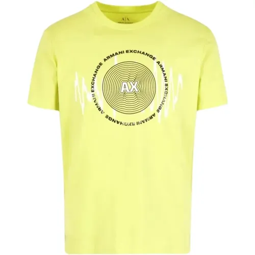 Stylisches T-Shirt , Herren, Größe: M - Armani Exchange - Modalova
