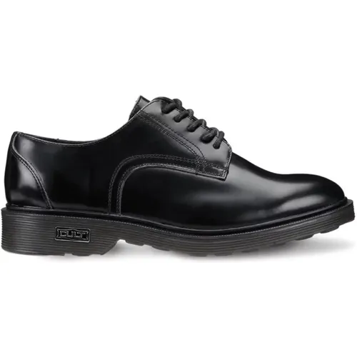 Elegant Leather Lace-up Shoe , male, Sizes: 8 UK, 6 UK - Cult - Modalova