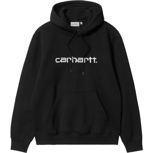 Hooded Sweatshirt with Kangaroo Pocket , male, Sizes: M - Carhartt WIP - Modalova