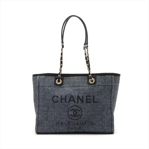 Pre-owned Canvas chanel-bags , female, Sizes: ONE SIZE - Chanel Vintage - Modalova