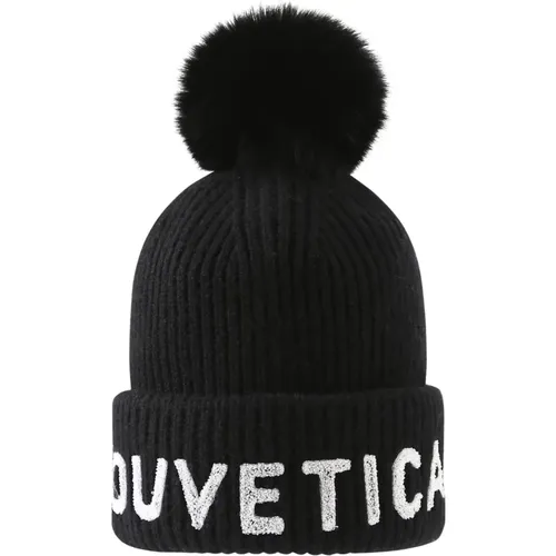 Logo Detail Hats Caps , female, Sizes: ONE SIZE - duvetica - Modalova