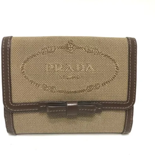 Pre-owned Fabric wallets , female, Sizes: ONE SIZE - Prada Vintage - Modalova