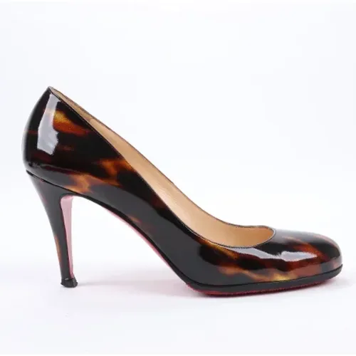 Pre-owned Leather heels , female, Sizes: 4 UK - Christian Louboutin Pre-owned - Modalova