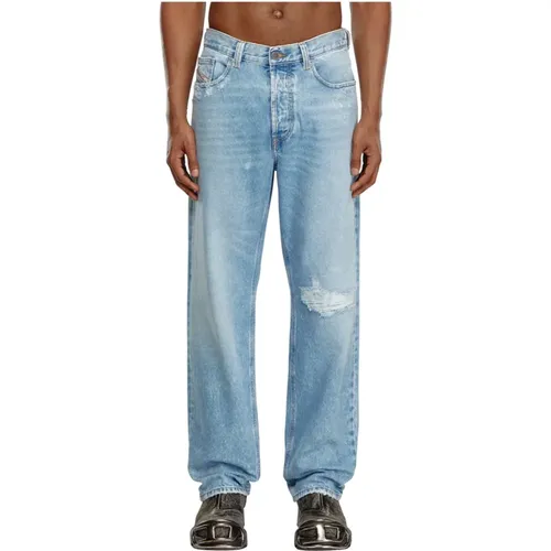 Zerstörte Gerades Jeans 2010 D-Macs , Herren, Größe: W31 - Diesel - Modalova