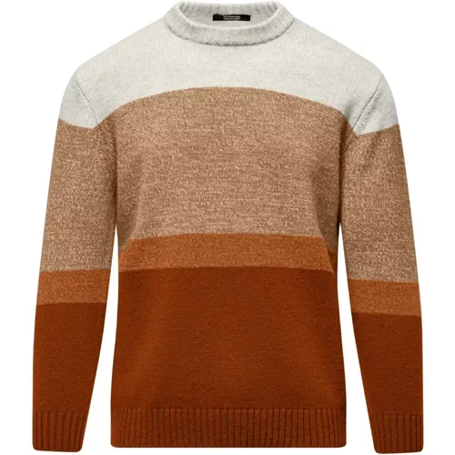 Soft Wool Crew Neck Sweater , male, Sizes: L, XL, M, S - BomBoogie - Modalova