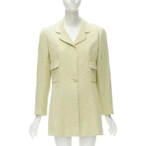 Pre-owned Cotton outerwear , female, Sizes: L - Chanel Vintage - Modalova