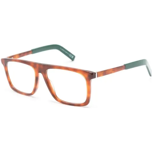 Braun/Havanna Optische Brille , unisex, Größe: 55 MM - Moncler - Modalova